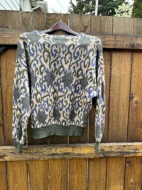 Italian Benetton sweater, size 50 (M-L), long sleeves, Mohair/acrylic